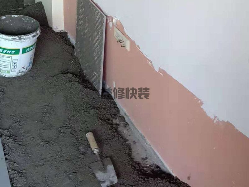 濟南歷下區客廳地磚鋪貼