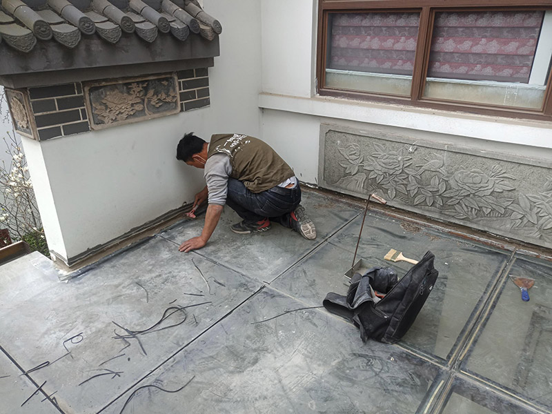 南京江寧區舊防水基層鏟除(圖3)