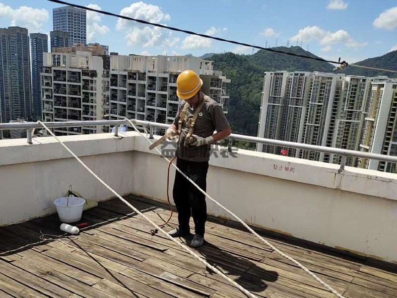 太原迎澤區高空外墻翻新,防水補漏,局部改造(圖2)